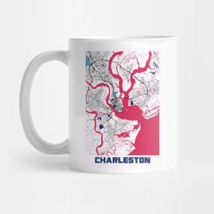 Charleston - United States MilkTea City Map Mug